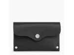 Porte cartes Sans couture en cuir lisse