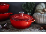 TRADITION Rouge Cocotte Ronde FONTE 24cm