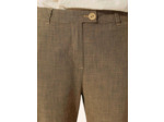 Pantalon droit fauve