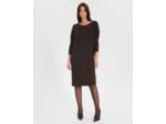Robe Maille Rendy Chocolat en Polyamide