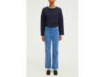 Pantalon droit en velours ciel - NANETTE