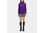 Chemise En Satin De Soie Manches Longues purple