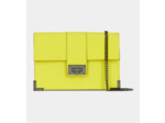 Pochette En Cuir Taille Moyenne yellow acid