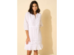 Robe courte détails broderies