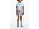 T-Shirt À Manches Courtes En Maille – Fille