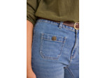 Jean large et cropped en coton mélangé MAE