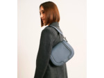 Sac bandoulière moyen modèle Ella en cuir grainé