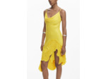 Robe À Bretelles En Tissu – Femme