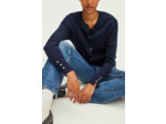 Gilet à côtes et strass - JAZIA