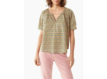 Blouse rose / moutarde