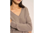 Pull en 100% cachemire à Col V