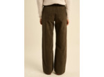 Pantalon en velours à coupe droite