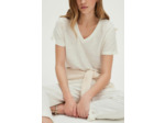 T-shirt V en lin - GUYLAINE