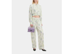 Pantalon Imprimé light blue/white