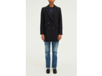 Manteau droit à boutonnage croisé - LIANE