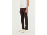 Pantalon straight fit, taille haute, jambe droite