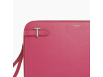 Pochette ordinateur 14 Laura en cuir lisse