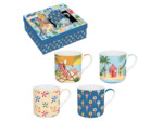 A LA PLAGE Coffret 4 mugs 30cl