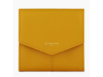Petit portefeuille zippé Charlotte en cuir lisse