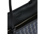 Grand sac cabas horizontal Camille en toile enduite