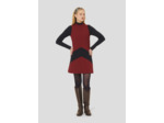 Robe Respect Bordeaux en Polyester