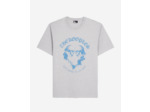 T-Shirt Manches Courtes Avec Print Skull Coeur Devant grey melange