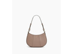 Petit sac demi-lune Juliette en cuir grainé