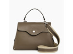 Sac à main moyen modèle Sans Couture en cuir lisse