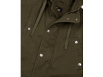Parka delave taille avec lacet kaki