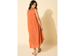 Robe midi à col V