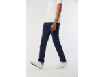 Pantalon straight fit, taille haute, jambe droite