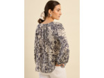 Blouse imprimée Ikat