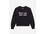 Sweat Avec Print Devant "Don'T Sell Your Soul"" black