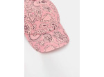 Casquette Carole rose imprimé bandana