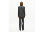 Veste tailleur en pied de puce noir et gris black
