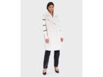 Manteau Macaria Ecru en Polyuréthane