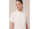 T-Shirt Trefle Blanc en Coton