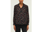 Chemise fine à fleurs contrastées - ABELLINE
