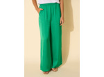 Pantalon large en satin