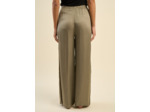 Pantalon large en satin