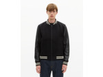 Blouson en laine varsity noir black