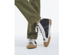 Baskets Montantes En Canvas Avec Empiecements Cuir black