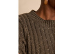 Pull CARMELE côtelé
