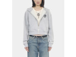 Sweatshirt Blazon À Capuche Gris light grey melange