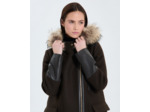 Manteau Gerson Chocolat en Laine