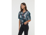 Chemise loose manches courtes allover  «Animal»
