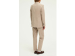 Veste croisée en flanelle unie - MARJORIE