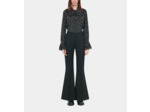 Pantalon Tailleur En Laine Mélangée Noir black