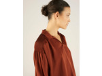 Blouse ocre rouge