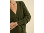 Cardigan à col en V 100% cachemire